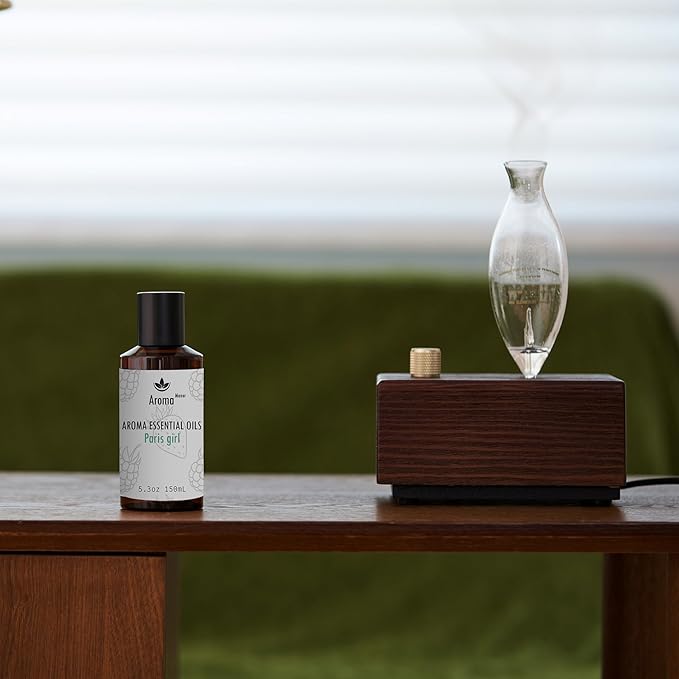 Hotel Scent Diffuser Oil - Paris Girl - Aroma Essential Oil Blends for Aromatherapy Diffuser Machine, Cedarwood, Elevate Large Room with Air Fresheners - 5.3fl oz