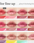 NOONI Korean Lip Oil - Applecranberry | Long-Lasting, Moisturizing, Plumping, Revitalizing for Dry Lips, Waterproof, No Peel Off, Hydrating, Nourishing Crystal Clear, 0.12 FL Oz