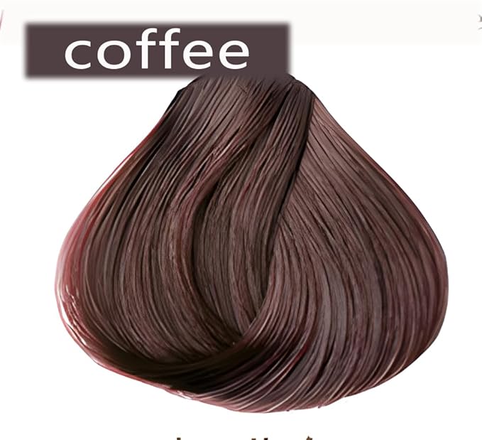 Hair Dye Shampoo Dark Brown Permanent YIZHONG Hair Color For 100% Gray Coverage Women Men Dark Easy Comb Dyeing (coffee)