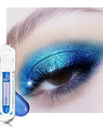 AMY'S DIARY Duochrome MultiChrome Chameleon Liquid Metallic Eyeshadow, High-Impact Multi-Dimensional Finish,blue Teal Silky Smooth and High Pigment Holographic Glitter Eyeshadow Makeup (05#)