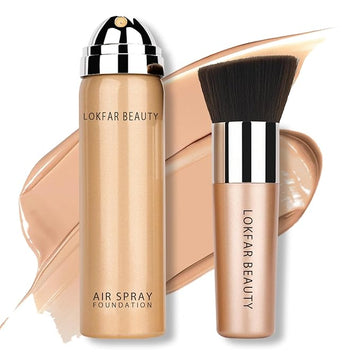 AirBrush Foundation Spray, Silky Mist Foundation Spray Makeup Warm Peach