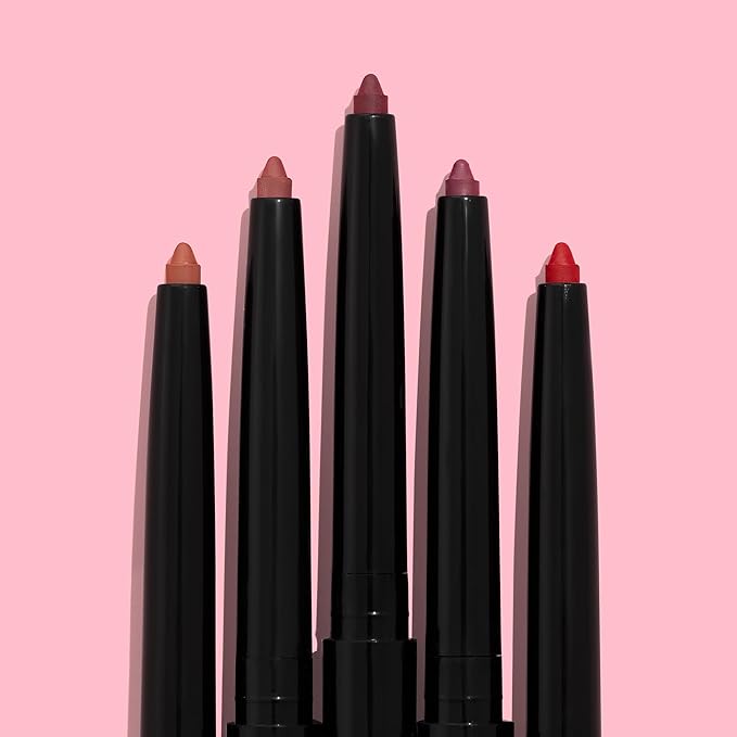 wet n wild Lip Liner Perfect Pout Matte Retractable Gel Lip Liner Pencil, Red The Scene (Pack of 2)