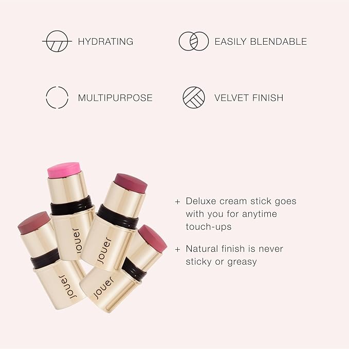 Jouer Blush & Bloom Cheek + Lipstick, Bare