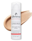 Vibriance Sheer Zinc Sunscreen - Tinted Sunscreen for Face SPF 50, Lightweight Facial Moisturizer with Niacinamide, Hyaluronic Acid - 1.7 fl oz
