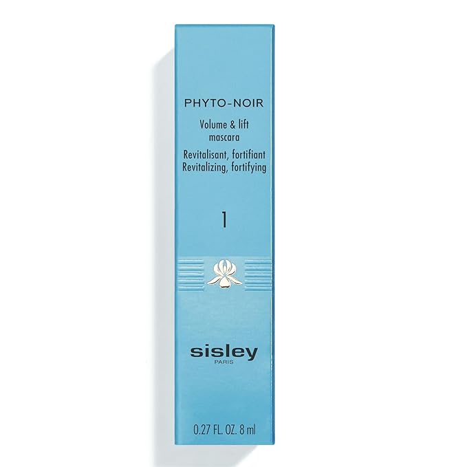 Sisley Paris Phyto-Noir Mascara, 1 Deep Black - 15x More Volume & Thicker-Looking Lashes - Adds Visible Length & Definition - Long-Lasting, Clump-Free Formula