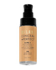 Milani Conceal + Perfect 2-in-1 Foundation + Concealer for a Flawless Complexion, Under Eye Corrector, Cover Redness and Imperfections, Waterproof and Sweatproof - Sand Beige