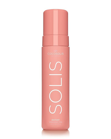 COCOSOLIS SOLIS Instant Weekend Tan Self-tanning lotion for face and body, mousse with immediate effect and washable, for a rich, natural and long-lasting tan, with plant-based DHA (200 ml)