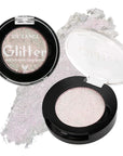 Afflano Glitter Eyeshadow Sparkle Shimmer Eye shadow Makeup, Intense Color Shifting Duo Chrome Eyeshadow, Holographic High Pigmented Multichrome Eye shadow, Chameleon Pink Face Highlighter Makeup