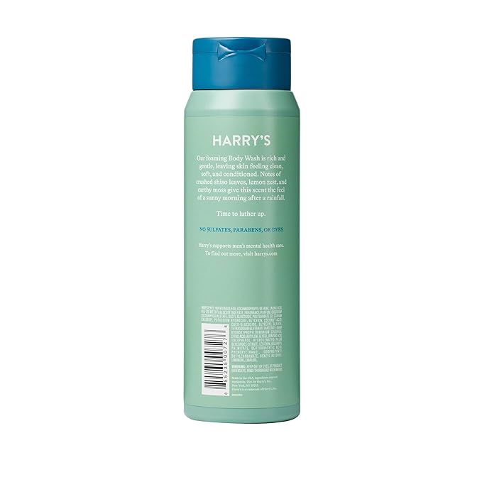 Harry's Men's Body Wash Shower Gel - Shiso, 16 Fl Oz (Pack of 3)
