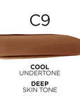 L'Oreal Paris True Match Super-Blendable Foundation, Medium Coverage Liquid Foundation Makeup, C9, Deep, 1 Fl Oz