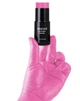 MEICOLY Pink Face Body Paint Stick(1.06 Oz),Blendable Halloween Face Paint ,Pink Accessories for Spirit Week,Sweatproof Waterproof Body Paint Makeup Oil Based Stick for Special Effects SFX Cosplay