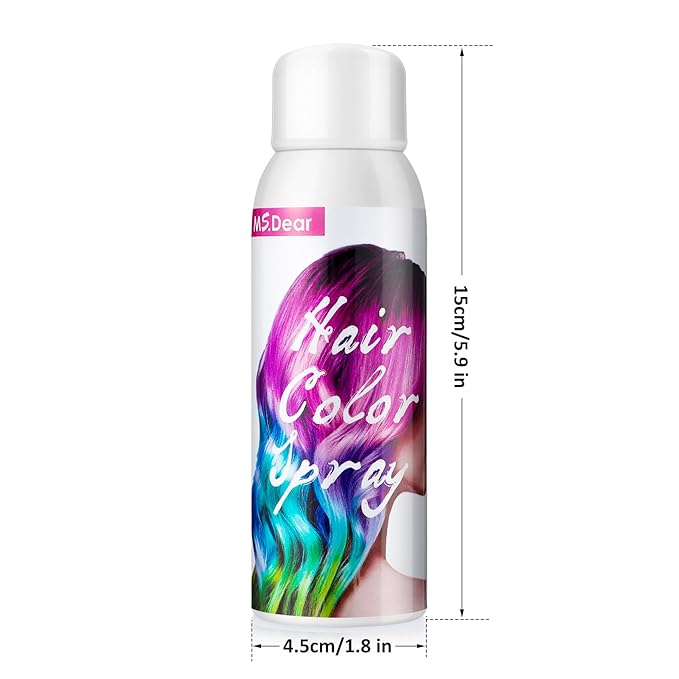 Temporary Green Hair Spray for