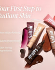 Saltair Hydrating Lip Oil Balm, Clear and Tinted Lip Gloss, Essentials Shades 5-Pack. Moisturizing Vegan Conditioning for Dry Cracked Lips with Glossy High-Shine Finish. Coconut Vanilla Flavor