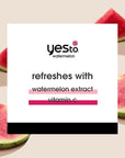 Yes To Face Wipes for Women and Men, Refreshing Facial Cleansing Wipes for use as a Make Up Remover, Cleaning, Soothing, Watermelon (Pack of 2)