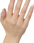 KISS Premium Classy Fake Nails - Stay Modish, Long & Square, Super Glam, Jewel Accents, Waterproof, Smudge Proof, No Dry Time, Durable, Takes Minutes, Quick & Easy | 30 Count