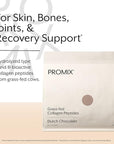 ProMix Nutrition Collagen Peptides, Chocolate - Hydrolyzed Collagen Protein Promotes Healthy Skin, Bones, Joints & Recovery Support - Add to Shakes, Smoothies - 2.5 Pound (Pack of 1)