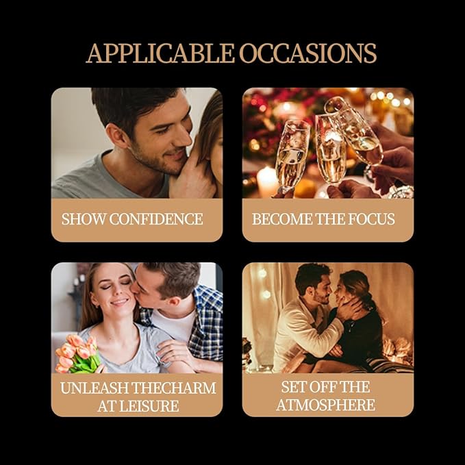 Pheromones Perfumes for Men - Long Lasting Attract - Enhance Charm Confidence - Personal Roll-on Perfume, Portable Perfume Male