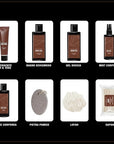 Bath and Body Gift Baskets for Men Body & Earth Sandalwood Mens Bath Set with Body Lotion, Face Wash, Shower Gel, Bubble Bath, Loofah & More, Gift Set for Men,regalos para hombre,Christmas Gifts