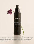 DIME Beauty Gentle Jelly Cleanser, Hydrating Facial Cleanser and Makeup Remover with Vitamin E, Face Wash for Sensitive Skin, 4 oz (120 ml)