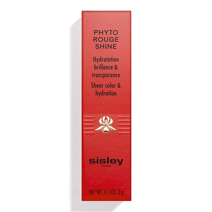 Sisley Paris Phyto-Rouge Shine, 11 Sheer Blossom - Hydrating Shine Lipstick - Plumps & Smooths Lips - Sheer Color, Rich Texture, Intense Shiny Finish