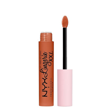 NYX PROFESSIONAL MAKEUP Lip Lingerie XXL Matte Liquid Lipstick - Gettin Caliente (Bright Red Orange)