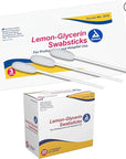 Dynarex lemon-glycerin swabsticks, pleasant tasting