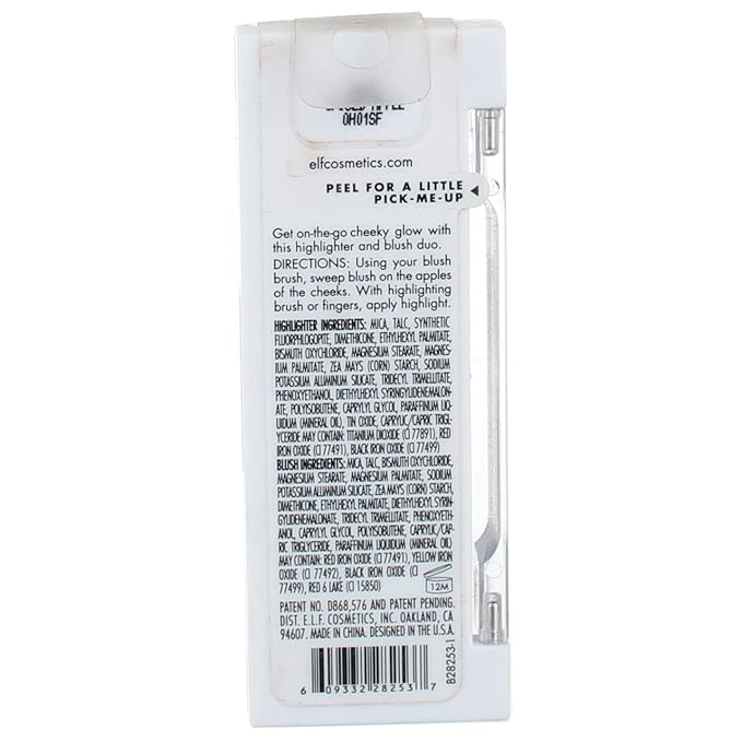 e.l.f. Cosmetics Bite-Size Face Duo, Highlighter, Bronzer & 0.049 Oz
