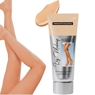 Leg Makeup Waterproof No Transfer,Long Lasting Body Foundation For Tattoo Cover Up Makeup Waterproof, Easy Application, Flawless Looking Legs, For All Skin Types (#02 Light Brown)