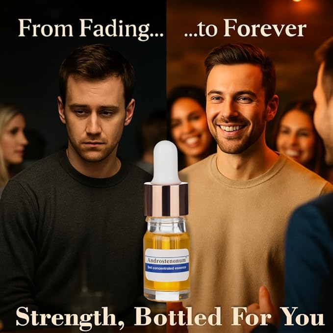 ANDROSTENONUM by Pherolec Global Male Pheromone Perfume Oil for Him Real Long-Lasting Original Best Men's Pheromones Cologne Essential Strong Spray Fragrance Essence Extra Strength Man 0.17 fl. oz