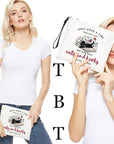 Book lovers gifts makeup bag