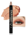 evpct Bronze Gold Shimmer Cream Eye Shadow Brightener Sticks Set for Eyes, Bronze Gold Shimmery Matte Pencil Eye shadow Applicator Stick Pen Palette Makeup Waterproof sombras en crema para ojos 05#