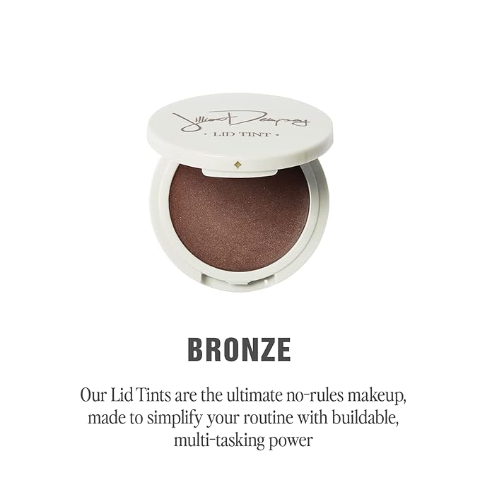 Jillian Dempsey Lid Tint: Satin Cream Eyeshadow I Easy Application for a Natural Shimmer or a Layered Matte Finish I Bronze