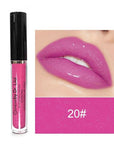 Vegan Moisturizing, Long Lasting Lip Gloss - Satin & Glitter - Allergen Free for Sensitive Skin - Juicy Watermelon by Dr. Liia