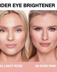 evpct 2Pcs under Eye Brightener, Nourishing Luminous under & 06#