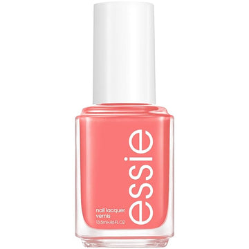 Essie Salon-Quality Nail Polish, 8-Free Vegan, Peachy Coral, Peach Side Babe, 0.46 fl oz