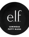 e.l.f. Luminous Putty Blush, Putty-to-Powder, Buildable Blush With A Subtle Shimmer Finish, Highly Pigmented & Creamy, Vegan & Cruelty-Free, Barbados