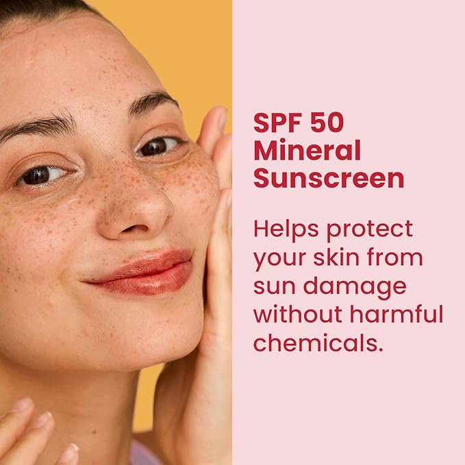 Healthy Skin Lab Protect Tinted Moisturizer & Mineral Sunscreen SPF 50, Anti-Aging, Lightweight Makeup With Broad Spectrum UV Protection + Hyaluronic Acid, Dermatologist-Tested, All Skin Types, 1.8 oz