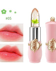 3 Pcs/Set Flower Jelly Lipstick Set Temperature Change Moisturizer Long Lasting Nutritious Balm Magic Color Change Lip Gloss (Flower Jelly Lipstick 040506)