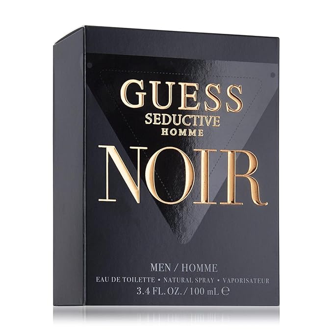 Guess Seductive Homme Noir 3.4 oz EDT Spray RETAIL