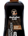 Australian Gold Spray Gel Sunscreen with Instant Bronzer SPF 8, 8 Ounce