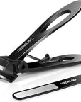 Nail Clippers for Men – Vepkuso Toenail Clippers for Thick Toenails for Seniors Wide Jaw Large Professional Fingernail Clippers Cutter Set for Tough Nails, Women, Adult, Gift Idea