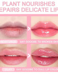 evpct 3Pcs Mini Clear Color Changing PH Tinted Lip Gloss Set for Women Girls 10-12 Pink Mood Lip Oil Gloss Balm Tint Stain Glaze Pack Hydrating Moisturizer Lipstick Magic labiales magicos,0.14fl.oz*3