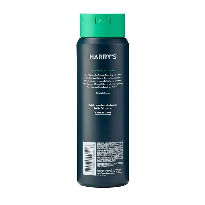 Harry's Men's Body Wash - Shiso - 16 Fluid Ounce, Pack of 4 (Packaging May Vary)