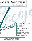 Rose Hydrosol Spray Cleansing Non GMO Facial Toner for Face Body Locs Rose Water Hydrating Face Mist, for Hydration Pure & Natural Hydrosol for All Skin Types - COCOJOJO - Bulk 128 OZ - 1 Gallon