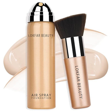 AirBrush Foundation Spray, Silky Mist Foundation Spray Makeup #A01 Ivory