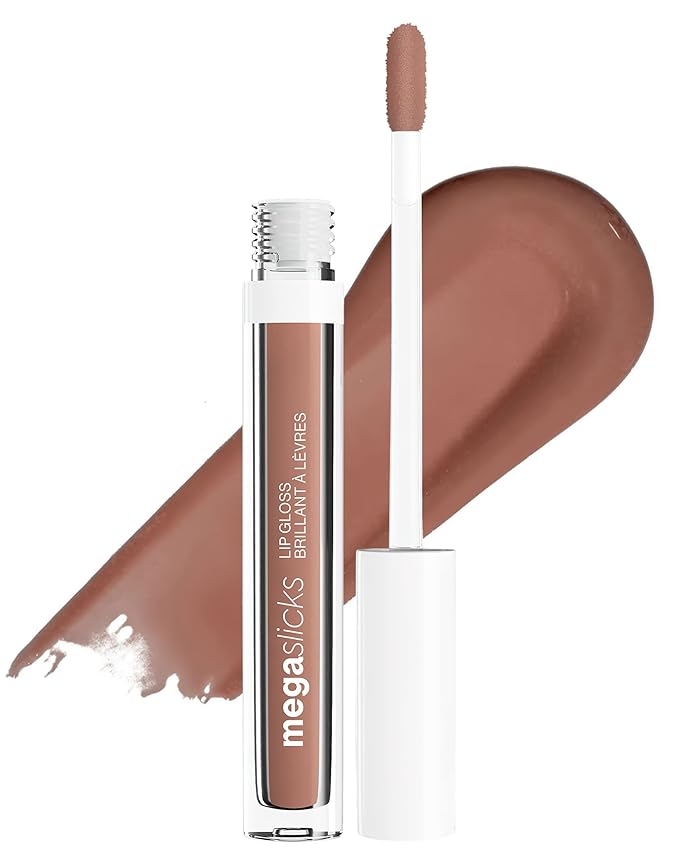 wet n wild Lip Gloss Mega Slicks High Shine Lip Gloss Bundle - Nude Mood & Berried Treasure