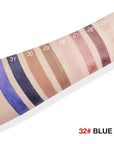evpct Blue Shimmer Cream Eye Shadow Brightener Sticks Set for Eyes, Blue Shimmery Pencil Eye shadow Applicator Stick Pen Palette Makeup Waterproof sombras en crema para ojos 32#