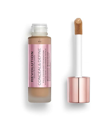 Revolution Beauty, Conceal & Define Foundation, Full Coverage,
