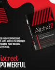 Alpha 7 Unscented - Pheromone Cologne for Men with Pure Pheromones - High Concentration Blend to Attract Women - Top Selling Perfume Oil Designed to Complement Your Scent (2x (1 ml))