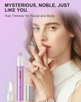 2025 Rechargeable Nose & Ear Hair Trimmer, Dual-Edge Blade Electric Clipper for Women Men, Facial & Eyebrow Hair Removal Tool, Powerful Motor, Painless, Easy to Clean, IPX7 Waterproof (Pink)